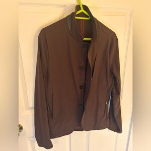 Lululemon athleisure brown blazer